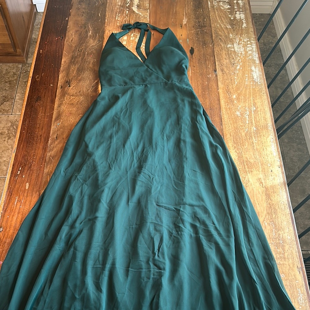 Birdy Grey Teal Backless Dress